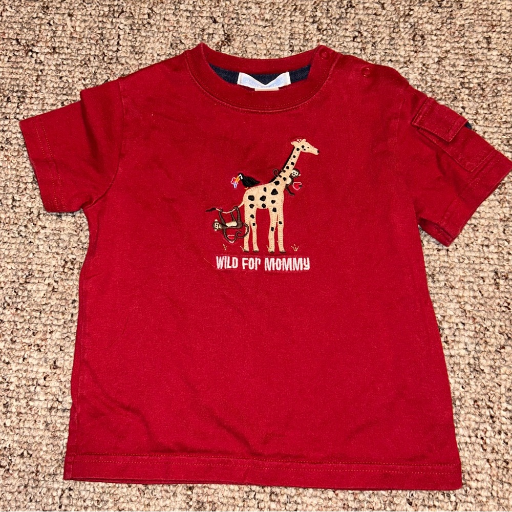 Janie & Jack Safari Zoo Animals Shirt